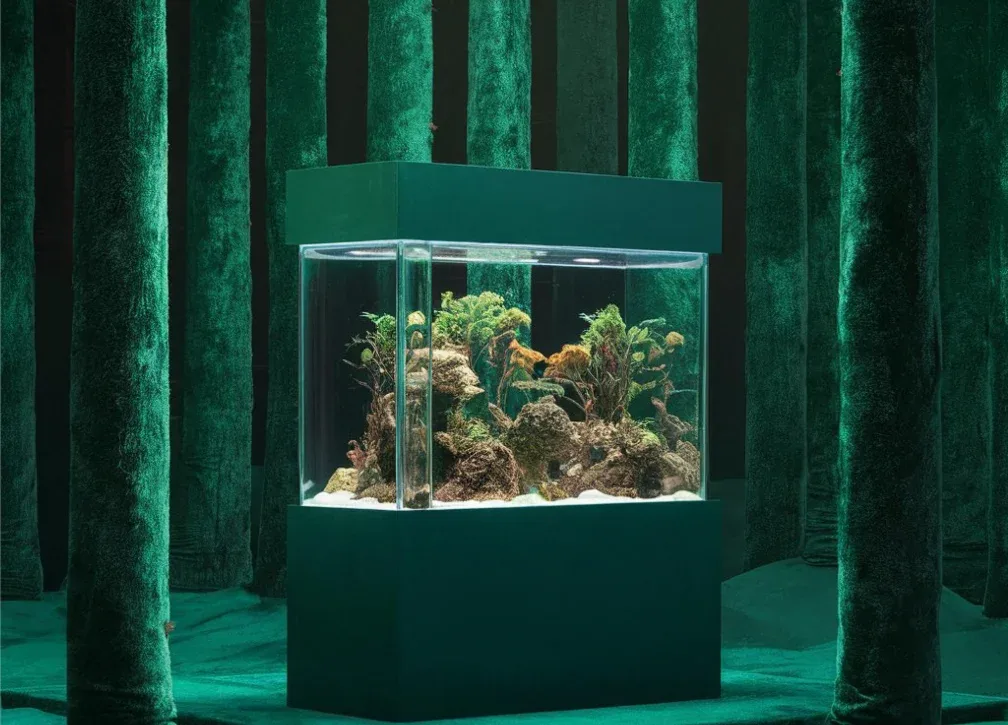 Completed aquascape - Reef style